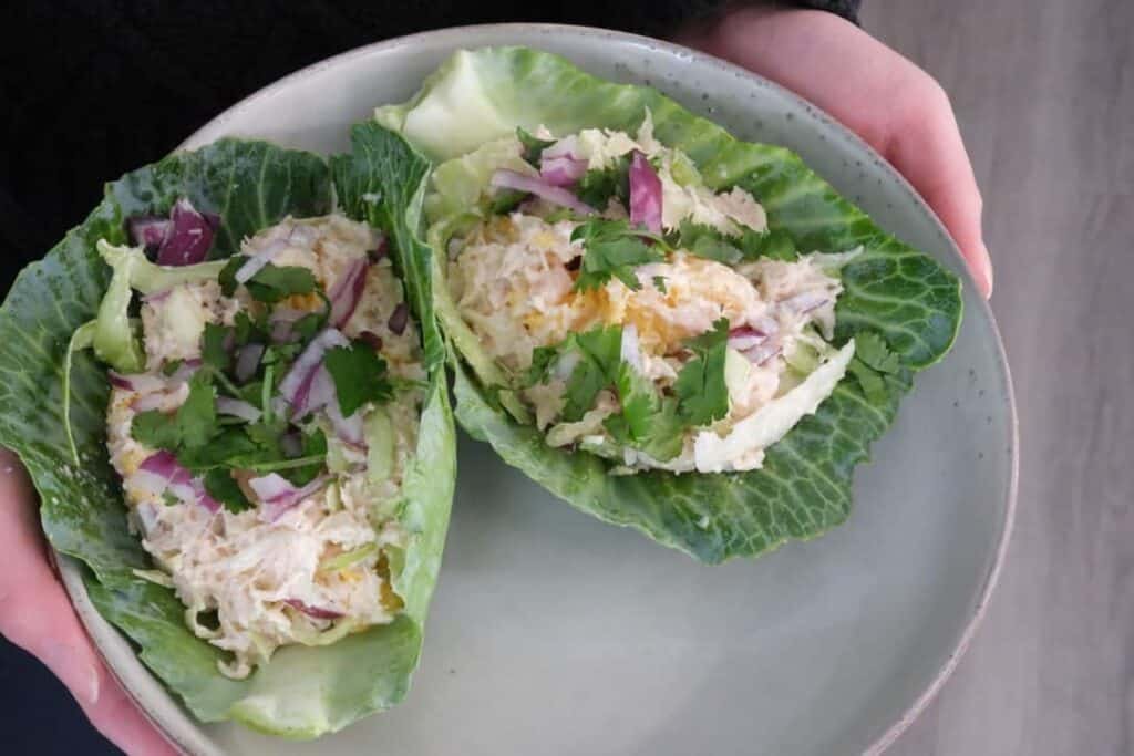 Zesty citrus chicken salad - see the recipe